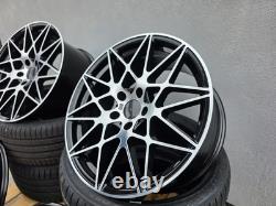 BMW 1 Series 18 inch 666M Style Black Polished Alloy Wheels 5x120 F20, F21
