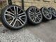 Bmw 22 742m Style Diamond Cut Alloy Wheels X5 X6 F15 F16 E70 E71 & New Tyres