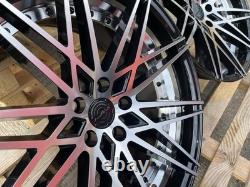BMW 3 SERIES 4 SERIES 5 SERIES FITMENT 20 666m STYLE ALLOY WHEELS BLACK POLISH
