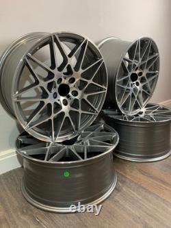 BMW 3 Series F30 F31 x4 19 666M Style Alloy Wheels 5x120 8.5/9.5J Gunmetal