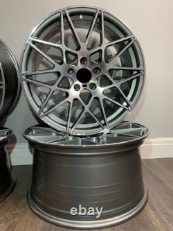 BMW 3 Series F30 F31 x4 19 666M Style Alloy Wheels 5x120 8.5/9.5J Gunmetal