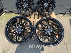 BMW 5 Series 19 inch 666M 826M Style Black Alloy Wheels 5x120 F10, F11, F12