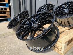 BMW 5 Series 19 inch 666M 826M Style Black Alloy Wheels 5x120 F10, F11, F12