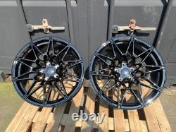 BMW 5 Series 19 inch 666M 826M Style Black Alloy Wheels 5x120 F10, F11, F12