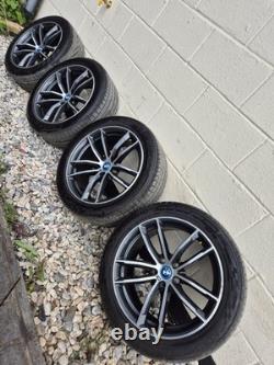 BMW 5 series 18 alloy wheels & tyres G30 G31 Msport G14 G15 G16 8 Style 662m