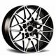 Bmw 666m Style 18 Black Machined Face X4 Alloy Wheels 5x120 1/2/3/4/5 Series