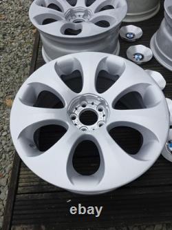 BMW 6 SERIES (E63/E64) 19 GENUINE ELLIPSOID STYLE 121 SILVER ALLOY WHEELS x 5