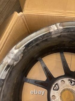 BMW 763M Style 18 Alloy Wheels Gunmetal Set of 4 Rear Welded Curb Rash