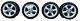 Bmw Alloy Wheels & Tyres 1 Series Style 256 Alloy Wheels 205/50/17 6778219
