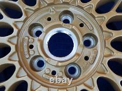 BMW E28 M5 E24 635 M6 M3 RC090 Style 5 BBS RS GOLD 17x8 Wheels Rims +Billet Caps