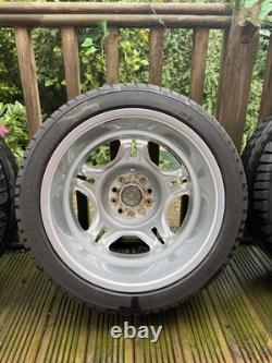 BMW E36 Style 24 Alloy Wheels with Michelin PS5 Tyres Genuine Staggered Set