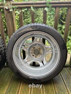 BMW E36 Style 24 Alloy Wheels with Michelin PS5 Tyres Genuine Staggered Set