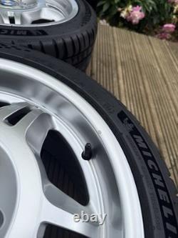 BMW E36 Style 24 Alloy Wheels with Michelin PS5 Tyres Genuine Staggered Set