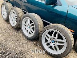 BMW E46 Clubsport genuine rare 17 style 71 alloy wheels caps 225/45/17 tyres