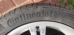 BMW E46 M-Sport Style 68 17 Staggered Alloy Wheels Continental Tyres