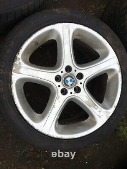 BMW E53 X5 4x20 4.6is Alloy Wheels 5 Spoke Star Style 87 9.5J 10.5J +Tyres #054