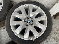 BMW E65 E66 4x 19 Borbet Alloy Wheels V Spoke Style 126 with Pirelli Tyres #151