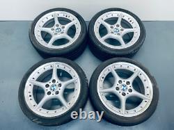 BMW E85 E86 Z4 4x 18 Two Piece Alloy Wheels Style 108 Dunlop Tires 6758195 #080