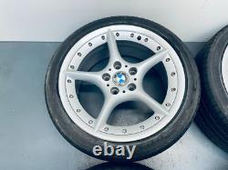 BMW E85 E86 Z4 4x 18 Two Piece Alloy Wheels Style 108 Dunlop Tires 6758195 #080