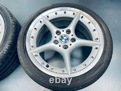 BMW E85 E86 Z4 4x 18 Two Piece Alloy Wheels Style 108 Dunlop Tires 6758195 #080