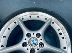 BMW E85 E86 Z4 4x 18 Two Piece Alloy Wheels Style 108 Dunlop Tires 6758195 #080
