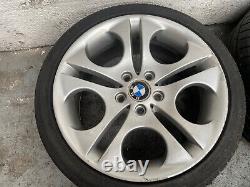 BMW E85 Z4 4X 18 Staggered Alloy Wheels Style 107 Ellipsoid with Tyres 6.5mm