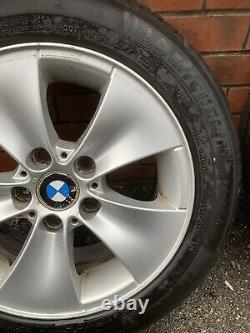 BMW E90 E91 E92 3 Series 16 INCH STYLE 155 ALLOY WHEELS TYRES 6775594 205/55R16