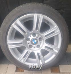 BMW E90 E91 E92 E93 17 M Sport Alloy Wheels Style 194 Staggered 8J 8.5J RUNFLAT