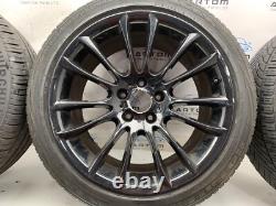 BMW F01 F02 F07 19 Alloy Wheels Set V Style 302 8.5J / 9.5J NEEDS REFURBISHED