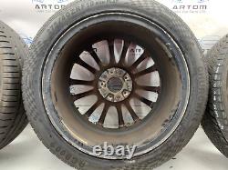 BMW F01 F02 F07 19 Alloy Wheels Set V Style 302 8.5J / 9.5J NEEDS REFURBISHED