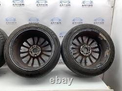 BMW F01 F02 F07 19 Alloy Wheels Set V Style 302 8.5J / 9.5J NEEDS REFURBISHED