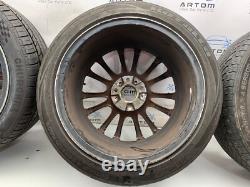 BMW F01 F02 F07 19 Alloy Wheels Set V Style 302 8.5J / 9.5J NEEDS REFURBISHED