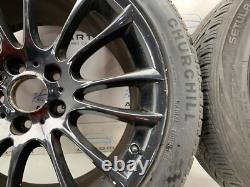 BMW F01 F02 F07 19 Alloy Wheels Set V Style 302 8.5J / 9.5J NEEDS REFURBISHED