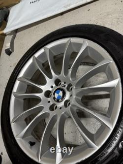 BMW F01 F02 F07 19 Alloy Wheels & Tyre Set V Style302 8.5J 9.5J 7841819 7841822
