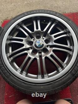 BMW M3 E46 genuine Style 67M 18 Alloy Wheels rims & tyres tires excellent