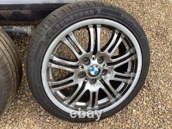 BMW M3 E46 genuine Style 67M 18 Alloy Wheels rims & tyres tires excellent