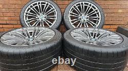 BMW M5 F10 19 alloy wheels Genuine BMW Style 345M Staggered Forged