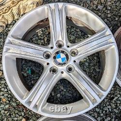 BMW Star-spoke style 393 17 inch alloy wheels x 4 genuine OEM without any damage