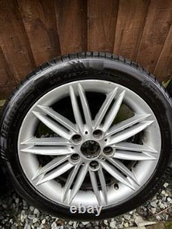 BMW Style 207 Alloy Wheels 17 NEARLY NEW TYRES 5x120