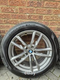 BMW X4 / X3 19 alloy wheels & tyres Style 698 Msport Genuine G01 G02 Set Of 4