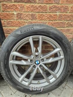 BMW X4 / X3 19 alloy wheels & tyres Style 698 Msport Genuine G01 G02 Set Of 4