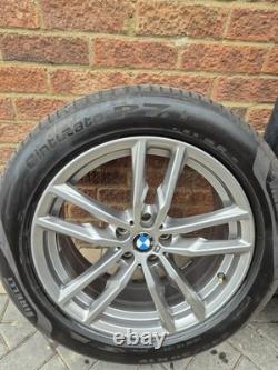 BMW X4 / X3 19 alloy wheels & tyres Style 698 Msport Genuine G01 G02 Set Of 4