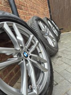 BMW X4 / X3 19 alloy wheels & tyres Style 698 Msport Genuine G01 G02 Set Of 4