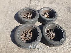 BMW X5 Range Land Rover 20 Kahn Style Alloy Wheels Tyre Set 9.5J 275/40/20 et40