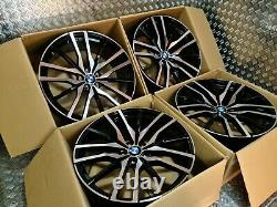 BMW X5 X6 742M Style 22 Alloy Wheels M Sport G05 G06 M50d 5x112 Staggered