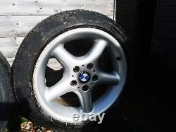 BMW Z3 E36 Genuine Style 18 Staggered Alloy Wheels 17' 7.5 & 8.5 X 17 ET41