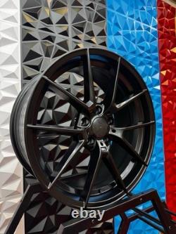 BRAND NEW 19 BMW 763M M140i STYLE ALLOY WHEELS 5X120 SATIN BLACK