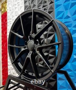 BRAND NEW 19 BMW 763M M140i STYLE ALLOY WHEELS 5X120 SATIN BLACK
