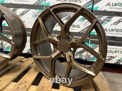 BRAND NEW BMW M3 M4 827M STYLE 19 5x120 ALLOY WHEELS MAGNETO BRONZE 5X120 XT2