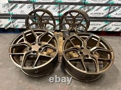BRAND NEW BMW M3 M4 827M STYLE 19 5x120 ALLOY WHEELS MAGNETO BRONZE 5X120 XT2